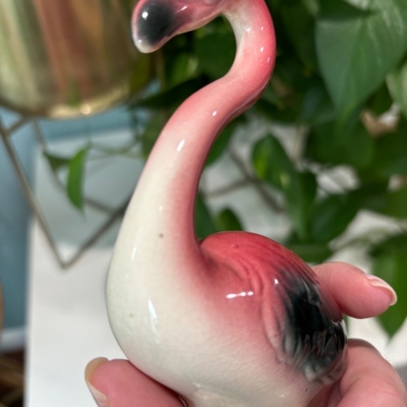 VINTAGE 1950s Midcentury Floridian Pink Flamingo Figurine - Picture 13 of 17